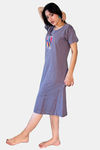 Sweetmoon Long T Shirt Nightdress - Grey — thumbnail 3
